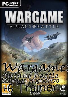 Box art for Wargame:
Airland Battle V13.08.30.2100001470 +6 Trainer