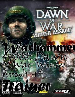 Box art for Warhammer
40000: Dawn Of War: Winter Assault +4 Trainer