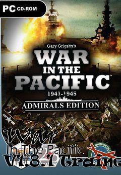 Box art for War
      In The Pacific V1.8.1 Trainer