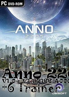 Box art for Anno
2205 V1.0 - V1.1.2166.40001 +6 Trainer