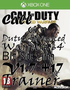 Box art for Call
            Of Duty: Advanced Warfare 64 Bit Steam V1.7 +17 Trainer