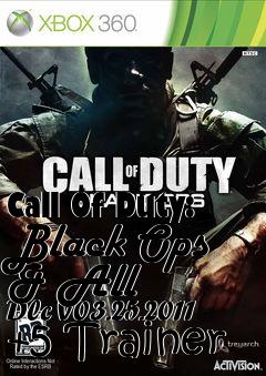 Box art for Call
Of Duty: Black Ops & All Dlc V03.25.2011 +5 Trainer