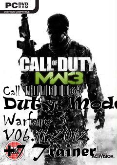 Box art for Call
						Of Duty: Modern Warfare 3 V06.11.2012 +7 Trainer