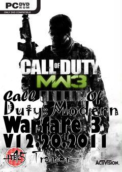 Box art for Call
						Of Duty: Modern Warfare 3 V12.20.2011 +15 Trainer