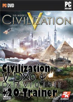 Box art for Civilization
V Dx0 & Dx11 V1.0.1.511 +20 Trainer