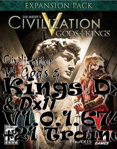 Box art for Civilization
V: Gods & Kings Dx9 & Dx11 V1.0.1.674 +21 Trainer
