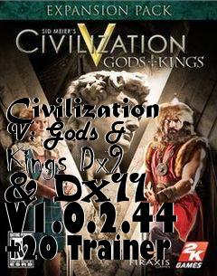 Box art for Civilization
V: Gods & Kings Dx9 & Dx11 V1.0.2.44 +20 Trainer