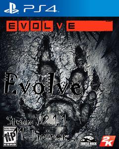 Box art for Evolve
            Steam V2.1.1 +11 Trainer