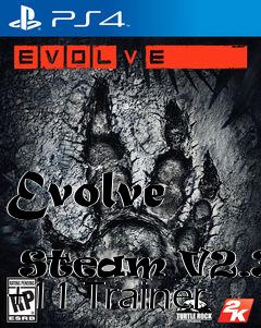 Box art for Evolve
            Steam V2.3.8 +11 Trainer