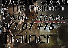 Box art for Metal
            Gear Solid 5: The Phantom Pain Steam V1.01 +15 Trainer