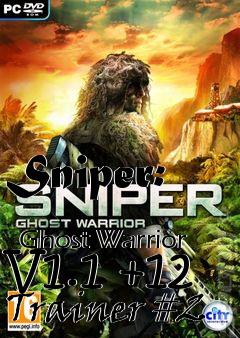 Box art for Sniper:
            Ghost Warrior V1.1 +12 Trainer #2