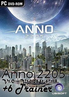 Box art for Anno
2205 V1.0 - V1.3.2441.47119 +6 Trainer