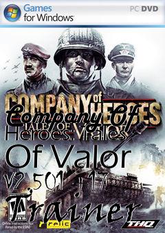 Box art for Company
Of Heroes: Tales Of Valor V2.501 +17 Trainer