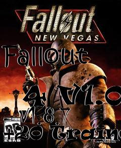 Box art for Fallout
            4 V1.0 - V1.8.7 +20 Trainer